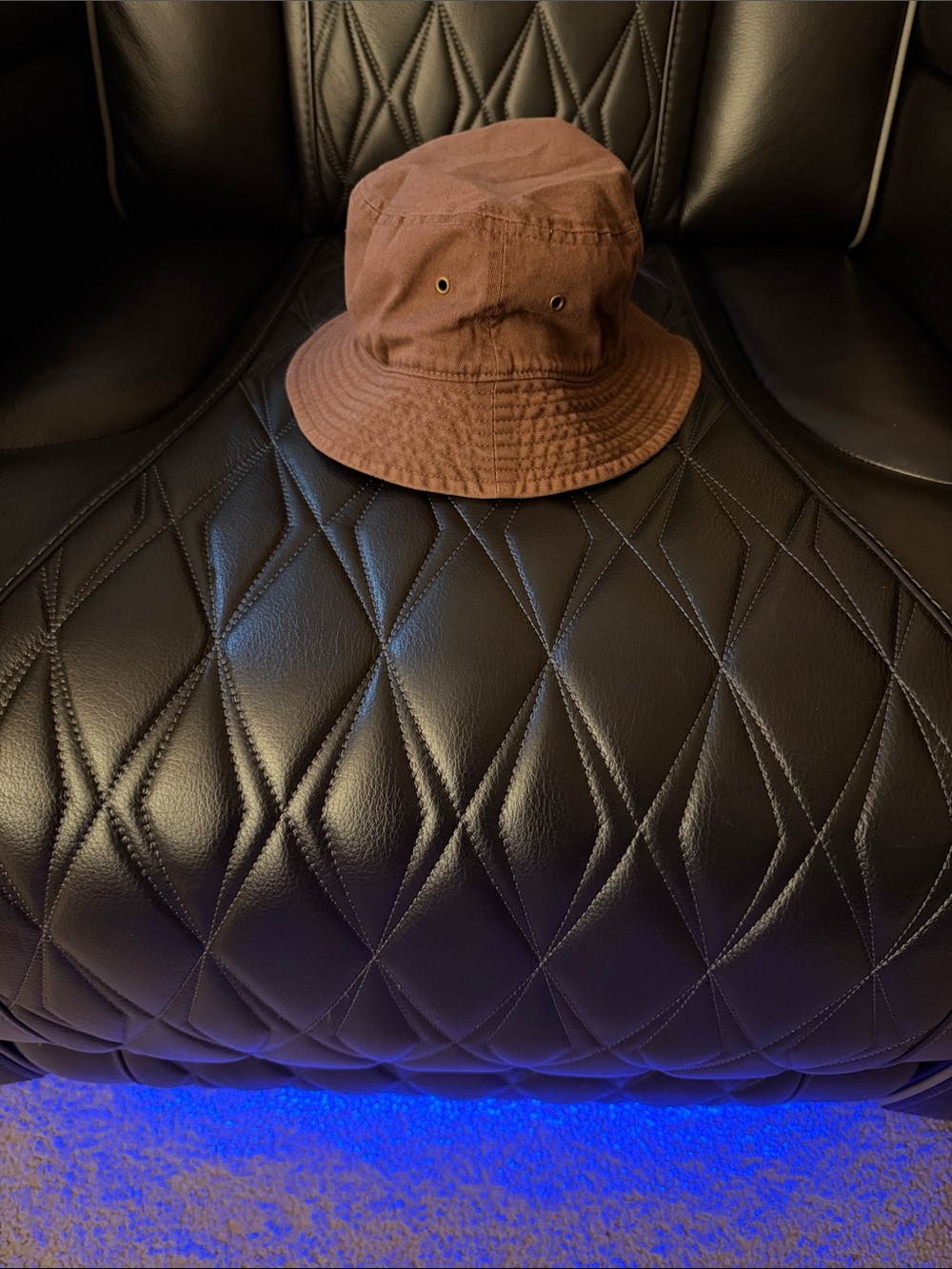 The Hat Depot Brown Cotton Bucket Hat (Size S/M)